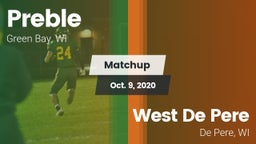 Matchup: Preble  vs. West De Pere  2020
