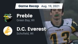 Recap: Preble  vs. D.C. Everest  2021