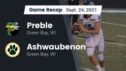 Recap: Preble  vs. Ashwaubenon  2021