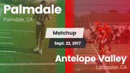 Matchup: Palmdale  vs. Antelope Valley  2017