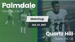 Matchup: Palmdale  vs. Quartz Hill  2017