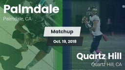 Matchup: Palmdale  vs. Quartz Hill  2018