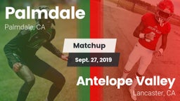 Matchup: Palmdale  vs. Antelope Valley  2019