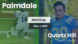 Matchup: Palmdale  vs. Quartz Hill  2019