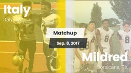 Matchup: Italy  vs. Mildred  2017