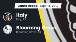 Recap: Italy  vs. Blooming Grove  2017