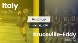 Matchup: Italy  vs. Bruceville-Eddy  2018