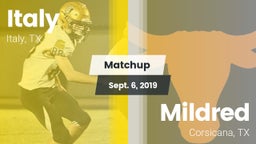 Matchup: Italy  vs. Mildred  2019