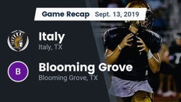 Recap: Italy  vs. Blooming Grove  2019