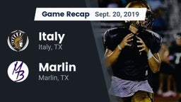 Recap: Italy  vs. Marlin  2019