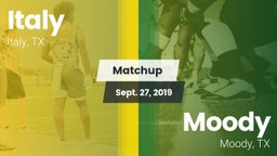 Matchup: Italy  vs. Moody  2019