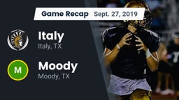 Recap: Italy  vs. Moody  2019