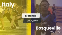 Matchup: Italy  vs. Bosqueville  2019