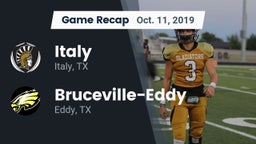 Recap: Italy  vs. Bruceville-Eddy  2019