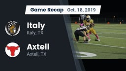 Recap: Italy  vs. Axtell  2019