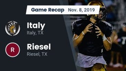 Recap: Italy  vs. Riesel  2019