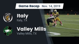 Recap: Italy  vs. Valley Mills  2019