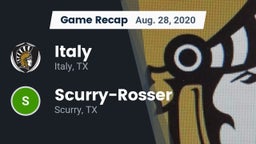 Recap: Italy  vs. Scurry-Rosser  2020