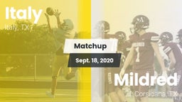 Matchup: Italy  vs. Mildred  2020