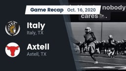 Recap: Italy  vs. Axtell  2020