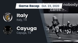 Recap: Italy  vs. Cayuga  2020