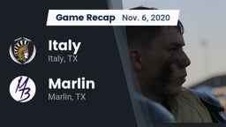 Recap: Italy  vs. Marlin  2020