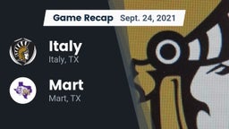 Recap: Italy  vs. Mart  2021
