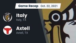 Recap: Italy  vs. Axtell  2021