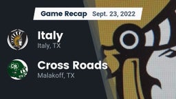 Recap: Italy  vs. Cross Roads  2022