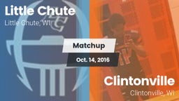 Matchup: Little Chute High vs. Clintonville  2016