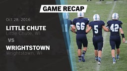 Recap: Little Chute  vs. Wrightstown  2016