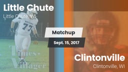 Matchup: Little Chute High vs. Clintonville  2017