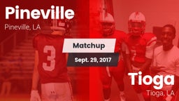 Matchup: Pineville High vs. Tioga  2017