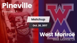 Matchup: Pineville High vs. West Monroe  2017