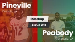 Matchup: Pineville High vs. Peabody  2018