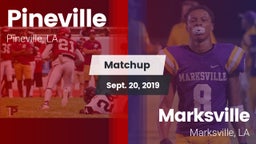 Matchup: Pineville High vs. Marksville  2019