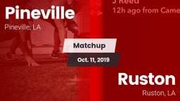 Matchup: Pineville High vs. Ruston  2019