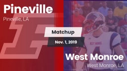 Matchup: Pineville High vs. West Monroe  2019