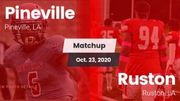 Matchup: Pineville High vs. Ruston  2020