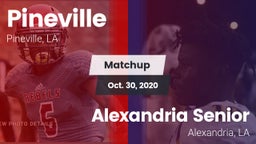 Matchup: Pineville High vs. Alexandria Senior  2020
