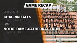 Recap: Chagrin Falls  vs. Notre Dame-Cathedral Latin  2014