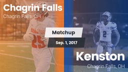 Matchup: Chagrin Falls High vs. Kenston  2017