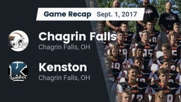 Recap: Chagrin Falls  vs. Kenston  2017