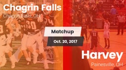 Matchup: Chagrin Falls High vs. Harvey  2017
