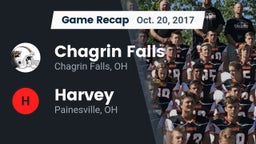 Recap: Chagrin Falls  vs. Harvey  2017