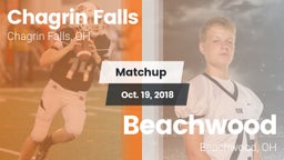 Matchup: Chagrin Falls High vs. Beachwood  2018