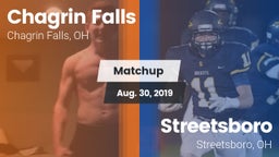 Matchup: Chagrin Falls High vs. Streetsboro  2019