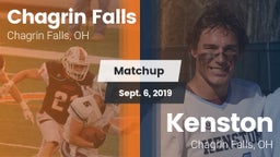 Matchup: Chagrin Falls High vs. Kenston  2019