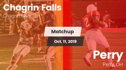 Matchup: Chagrin Falls High vs. Perry  2019