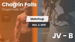 Matchup: Chagrin Falls High vs. JV - B 2019